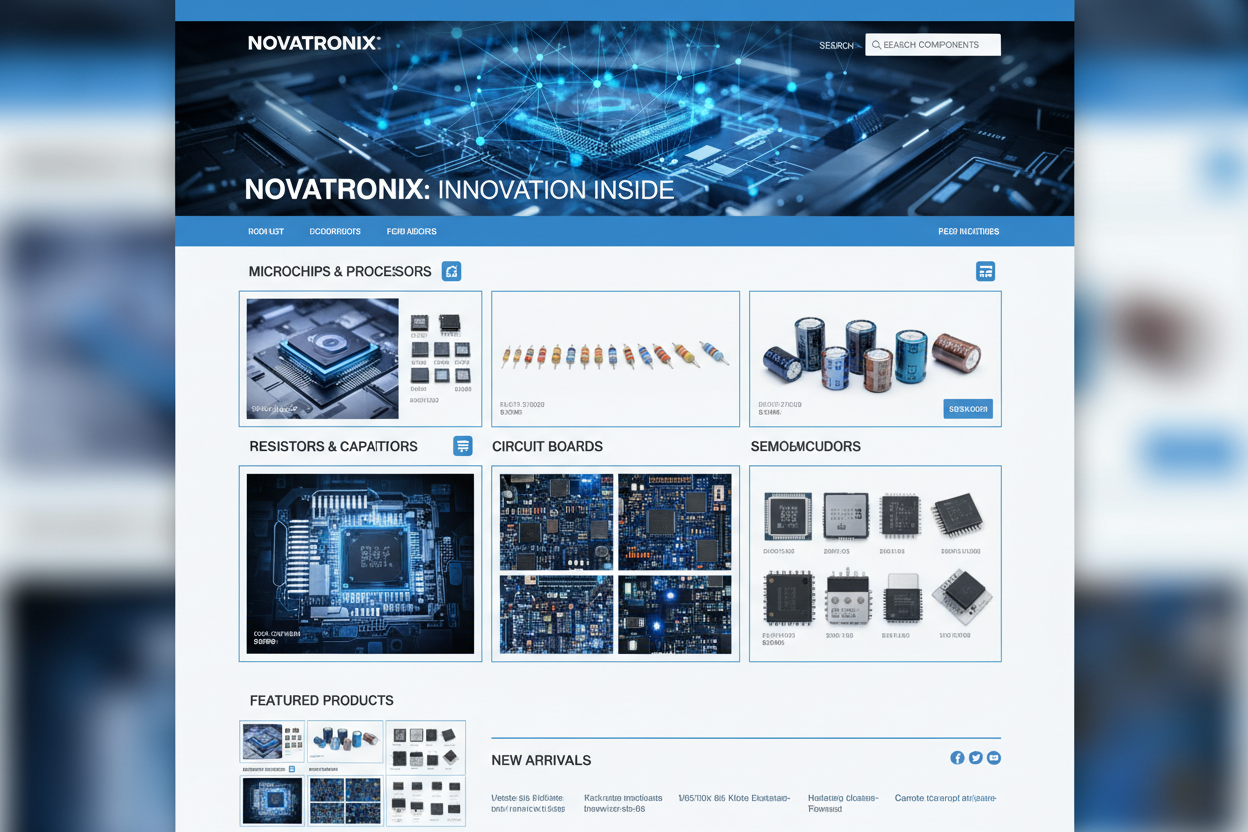 电子元器件的代理商的产品主页